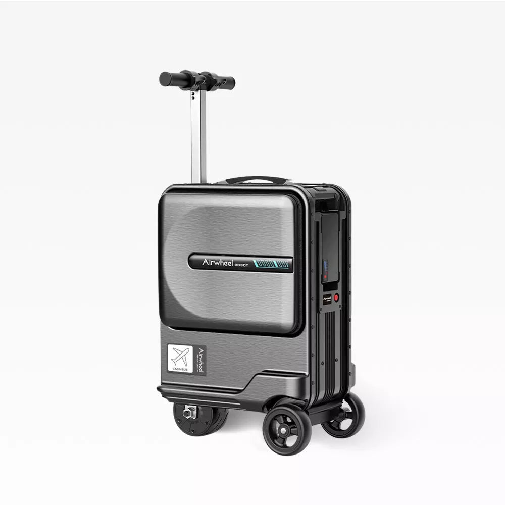 La valise électrique qu'on peut conduire