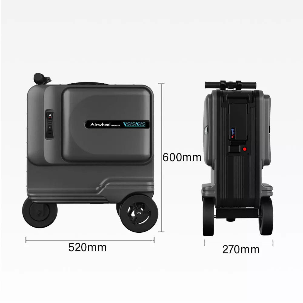 Airwheel SE3T Rideable Airwheel Luggage Scooter For 2-People Checked - AirWheel Shop