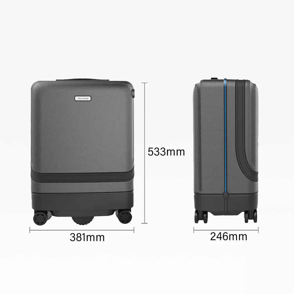 Airwheel SR5 : bagage à main à suivi automatique - 20"30L